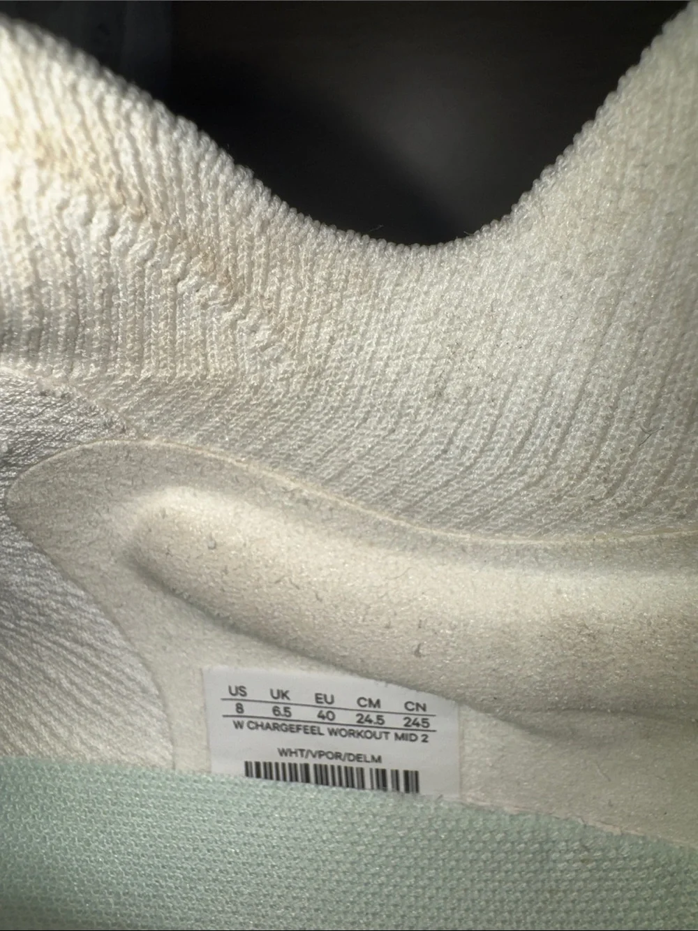lululemon athletica Women’s White Knit Running Shoes